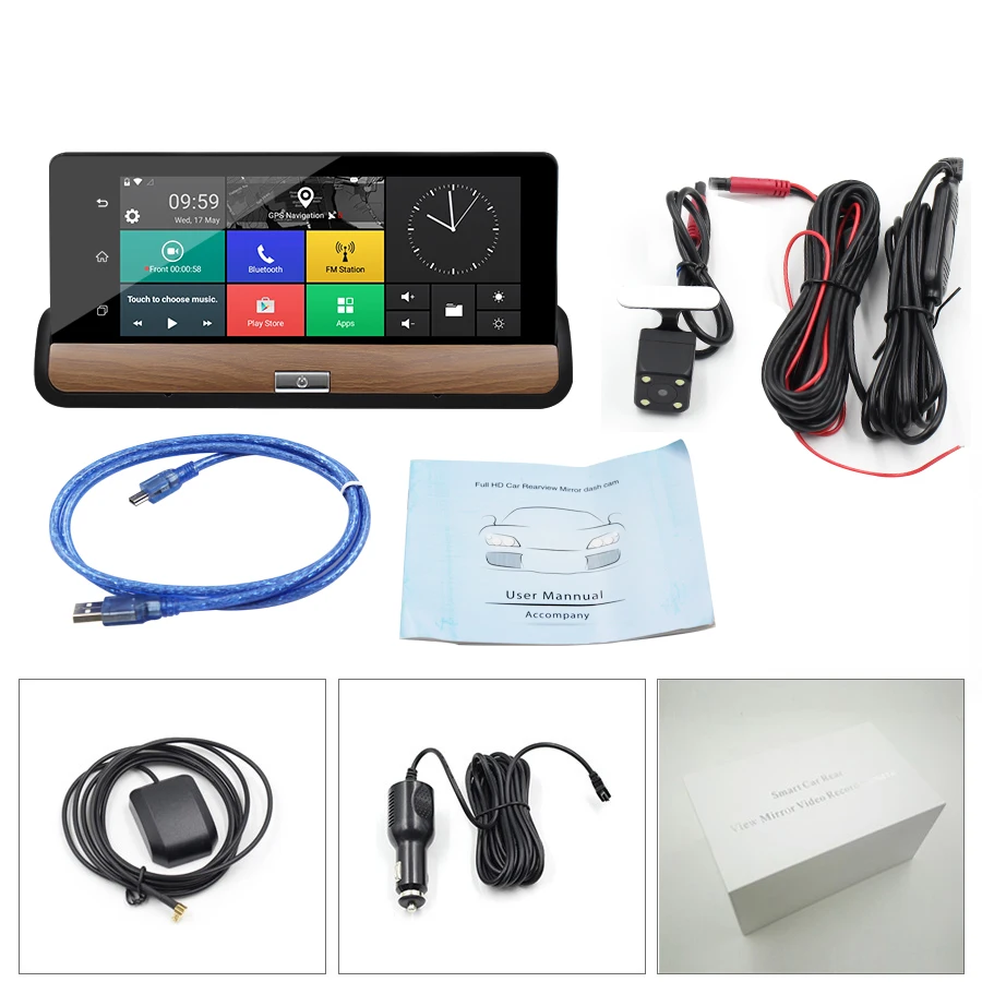 7 дюймовая центральная консоль TOPSOURCE 4G Автомобильная GPS навигация Android 5 1 BT