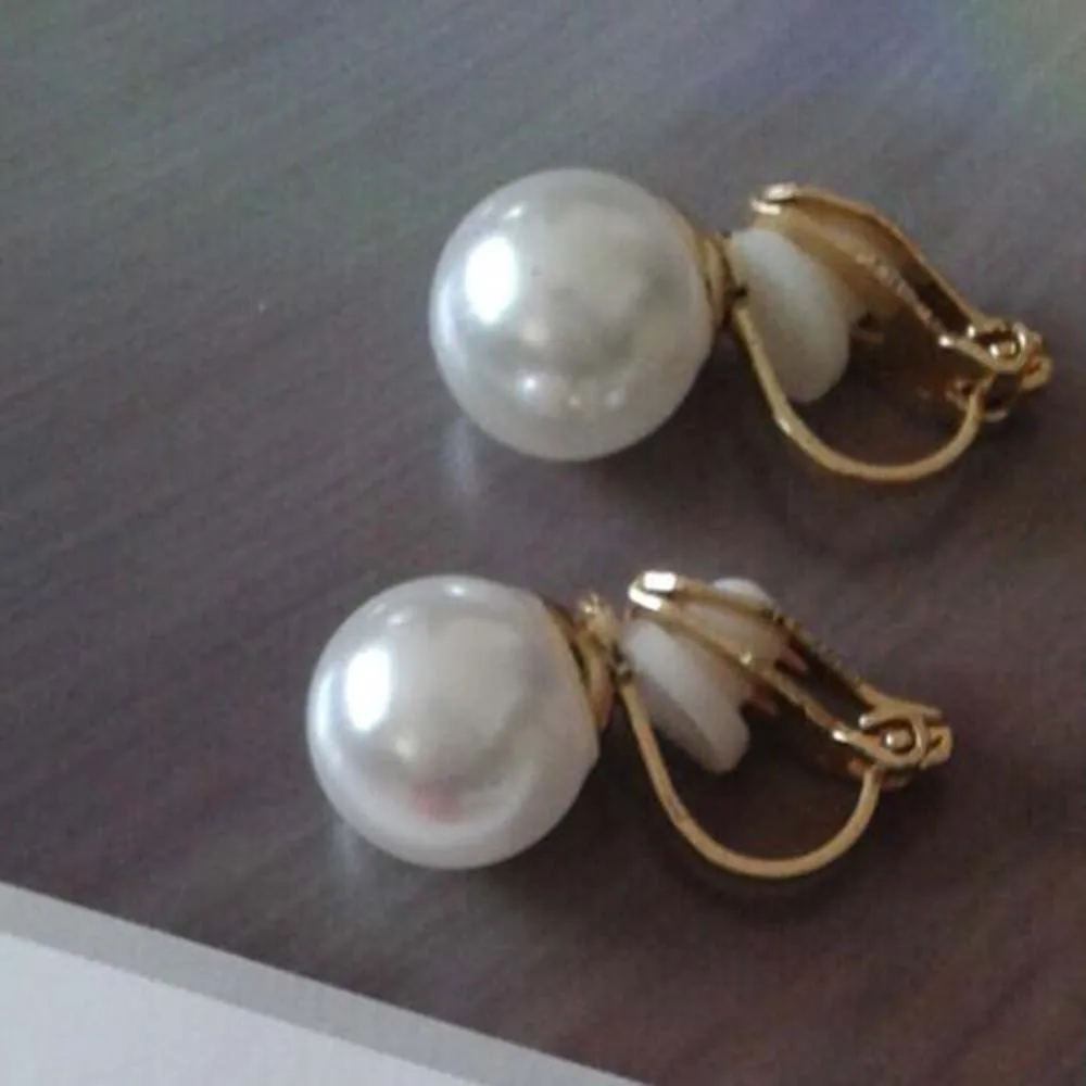 JIOFREE Fashion Simple pearl clip on Earrings Non Piercing For Women Elegant Simulated Pearl Jewelry Brincos ear clip earrings clip earrings ear clip ear accessories