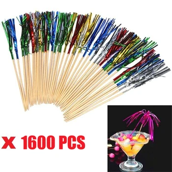 

Promotion! 1500pcs/lot, Metallic Cocktail Glitter Picks, Metallic Cocktail Glitter Sticks,Cocktail Party Pick wedding supply