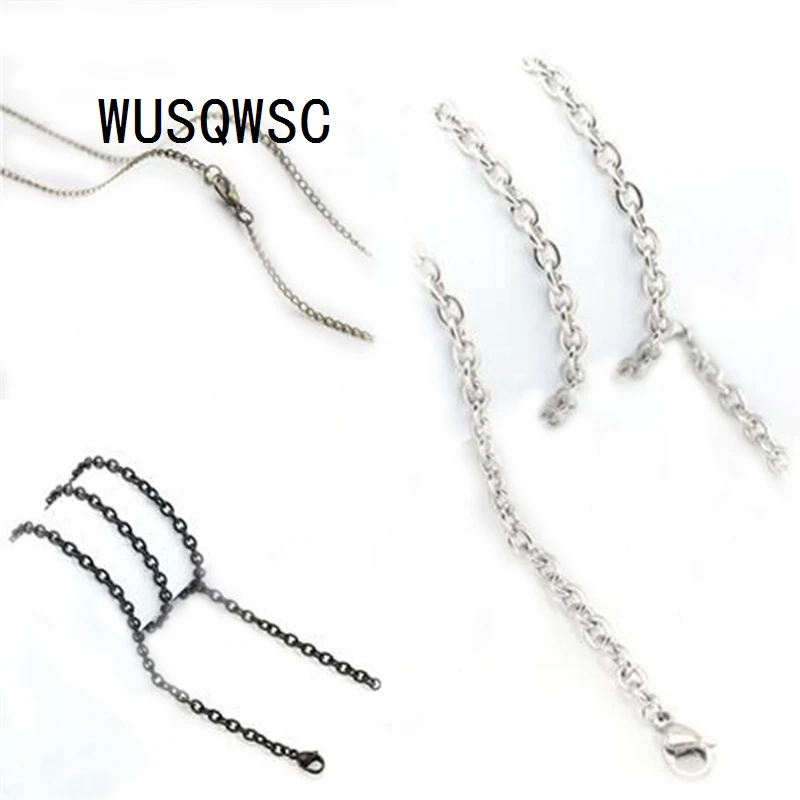 WUSQWSC Радужная Фея фото тибетский серебряный Кабошон стеклянный кулон цепочка