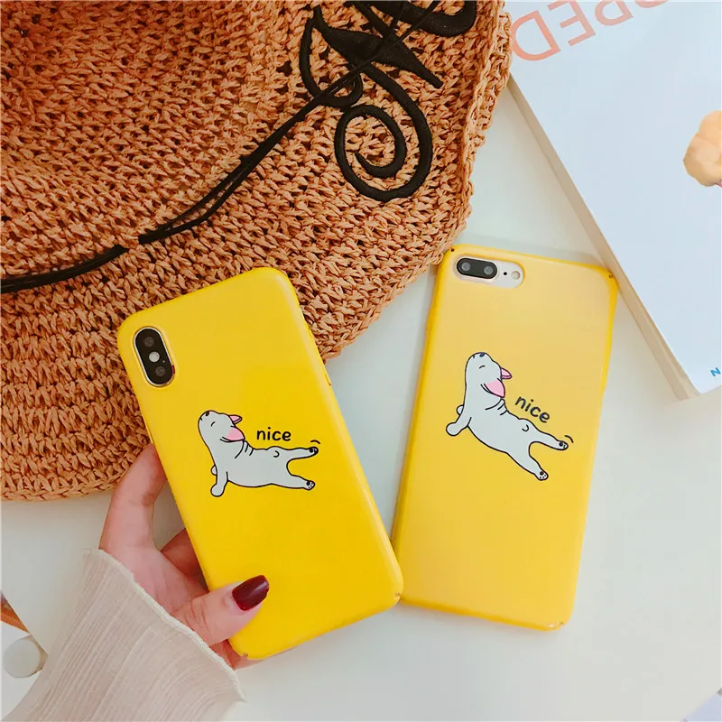 Мультфильм новый Пластик Жесткий Чехол для iPhone 6 Plus 6s плюс 7 8 X чехол телефона с