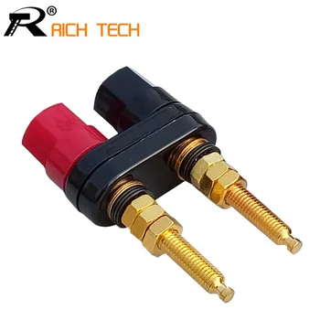 

10pcs Extended Speaker banana plugs BINDING POST terminal connector banana socket Dual Female Banana Plug for Speaker Amplifier