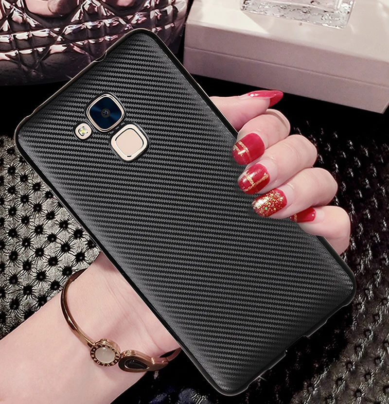 carbon fiber silicone huawei honor 5c  (7)