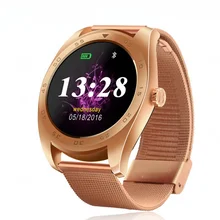 2016 neue Runde K89 Smart uhr MTK2502C Bluetooth 4,0 Herz Rate Monitor Erinnern anruf SMS Smartwatch Für Android IOS handy telefon