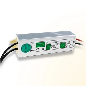 

DC12V LED Driver 10W 0.8A AC110-260 to 12 Volt DC Output Lighting Transformer IP67 Waterproof Power Supply HQ