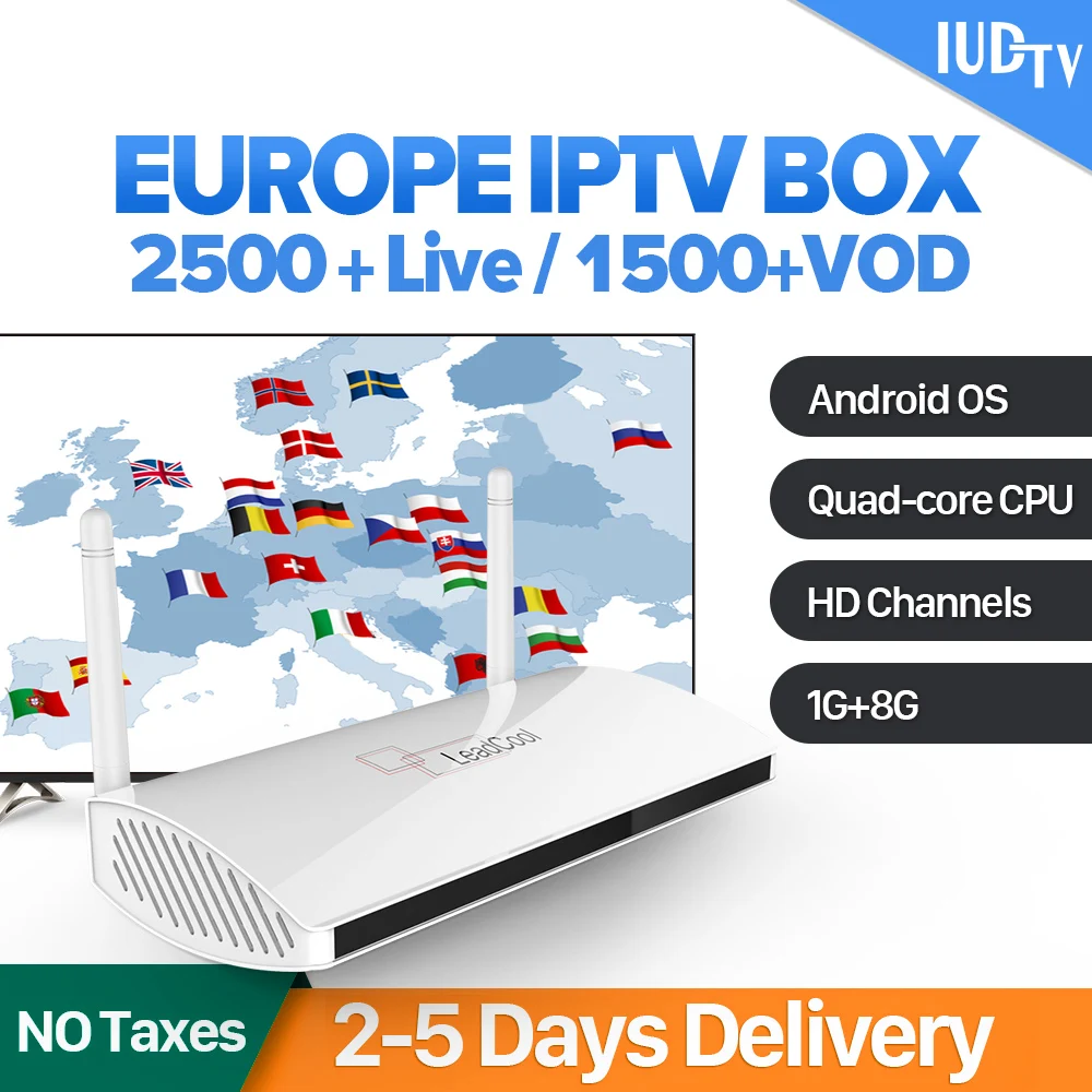 

Leadcool IPTV Sweden Android Box Rk3229 Quad-Core Leadcool TV box IUDTV IPTV Subscription IPTV Sweden UK Italy Germany Spain