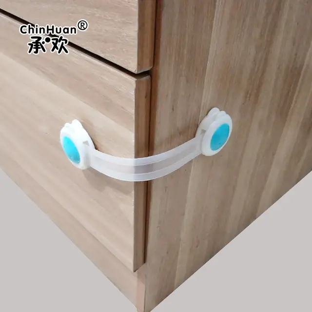 Online Shop Multi Use Smile Locks Child Drawer Latches For Baby