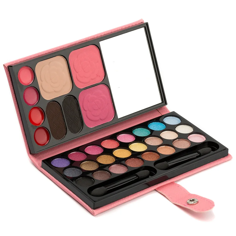 

33 color combination bag eye shadow tray blush lipstick powder eyebrow powder eye shadow pearlescent nude makeup multicolor
