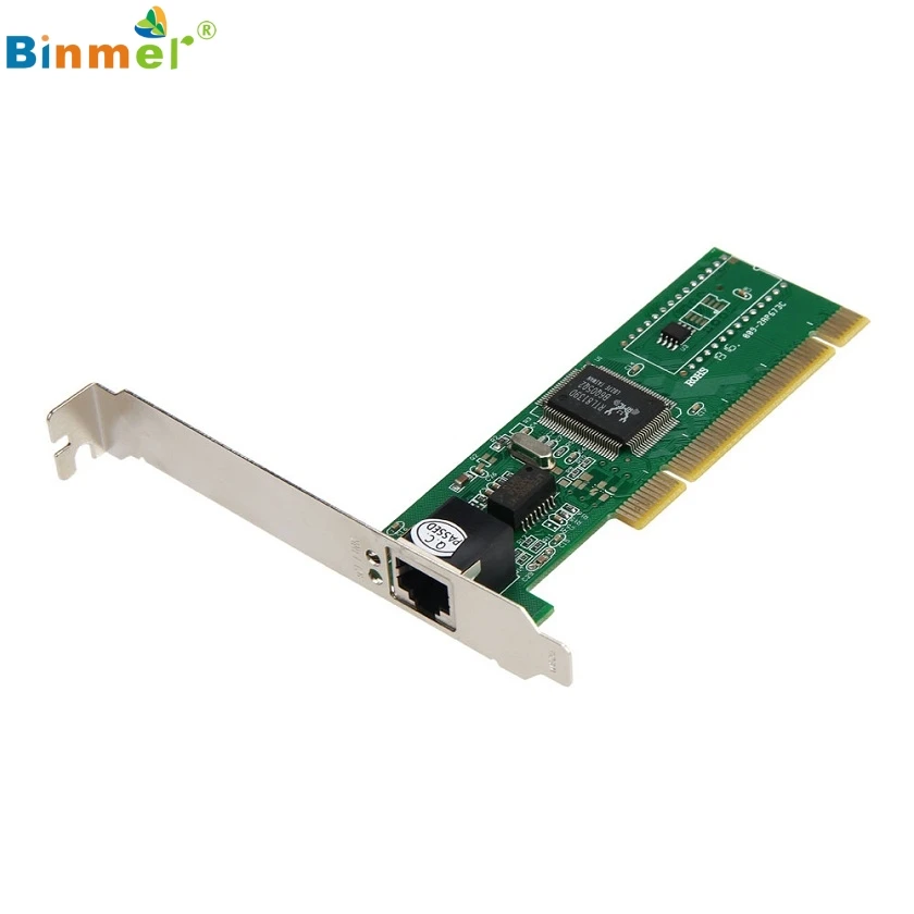  Adroit New 10/100 Mbps NIC RJ45 RTL8139D LAN Network PCI Card Adapter for Computer PC MAR30 
