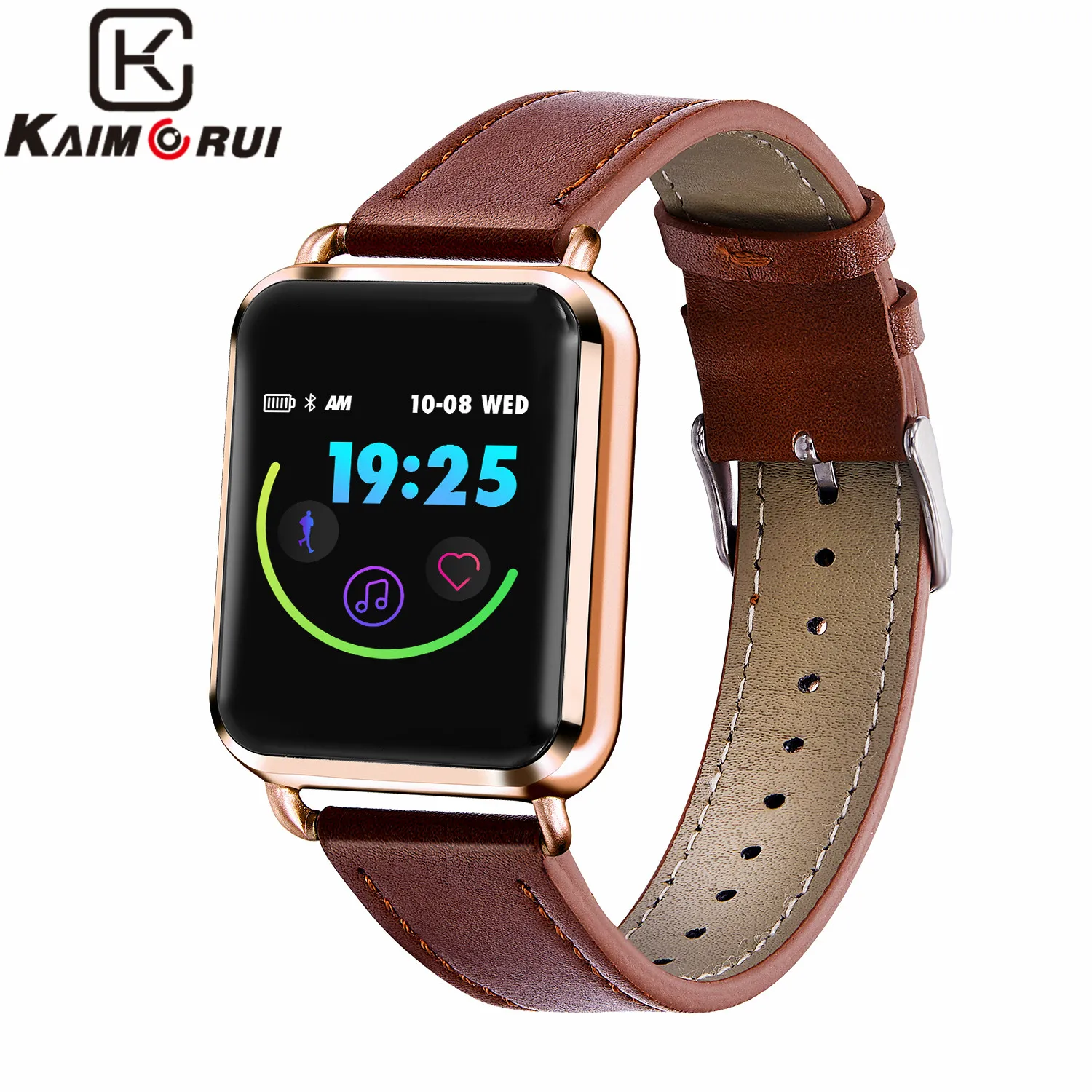 

Fitness Tracker Watch Heart Rate Monitor Fitness Bracelet Pedometer Call Reminder Smart Band Sports Wristband for Android IOS