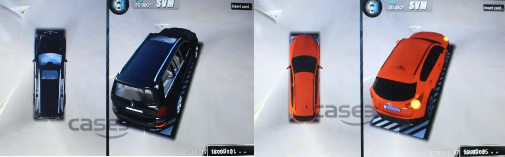 (Ночное видение) HD 3D AVM 360 Автомобильная камера видеонаблюдения с объемным обзором