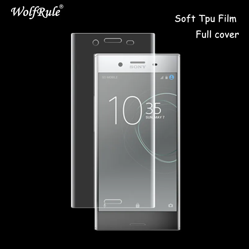 2 шт. защитная пленка на весь экран для Sony Xperia XZ Премиум Мягкая