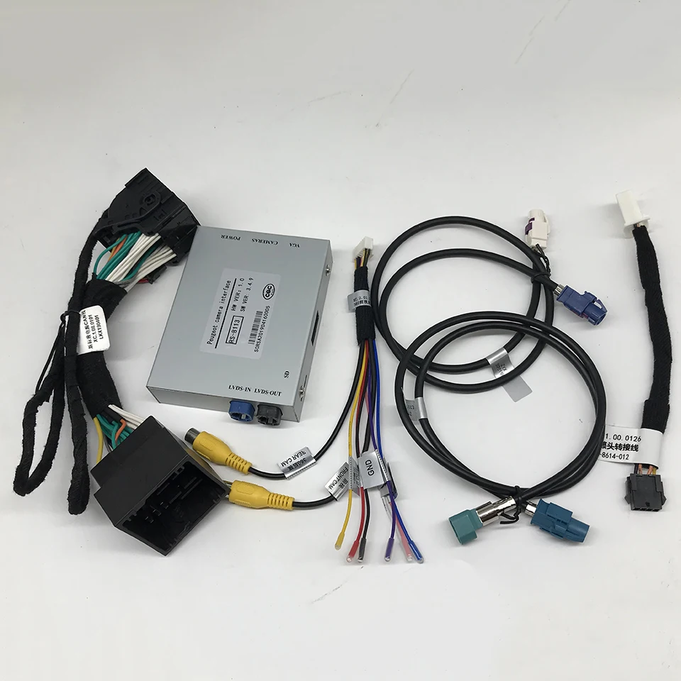 

Car Parking Camera Interface Reverse Back Up Park Camera Video Interface For Peugeot 3008 2017 With NAC System