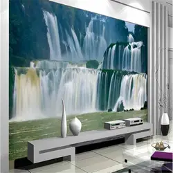 Beibehang обои 3D природный ландшафт Большой водопад фон современной Европы росписи для большой Картина Home Decor