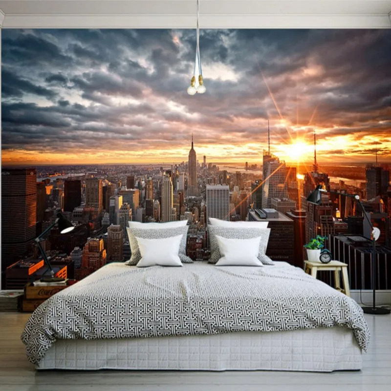 Aliexpress.com : Buy Photo wallpaper New York style modern ...