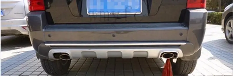 Защита переднего и заднего бампера из АБС пластика противоскользящая пластина 2