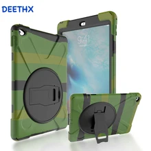 Case For iPad Air 2 model A1566 A1567 Duty Shockproof Hybrid Rubber Rugged Hard Protective Safe