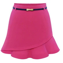 CUHAKCI мини-юбка плиссе, элегантные женские юбки с завышенной талией, а-силуэт, большие размеры, повседневные юбки с оборками, Новинка