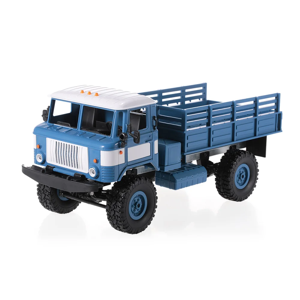 B-24 116 RC Car 2.4GHz RC militar Truck Off-road Army Car Radio Control Electric Vehicle With LED Light RTR RC Toys Gifts (5)