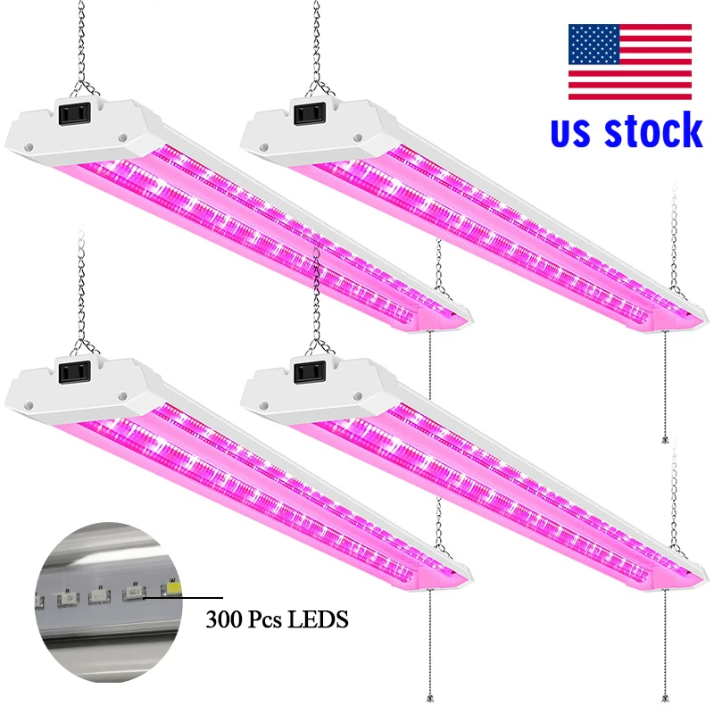 

Lamp LED Growing Lights Grow Light Full Integrated Spectrum 4" LED 50W for Indoor Plant Seedling Veg Flowers Cultivation 4pack