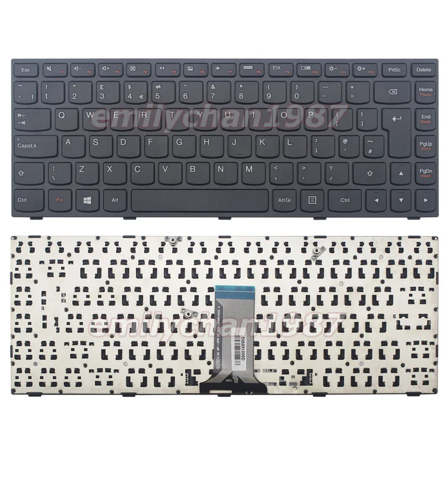 

New original For LENOVO G40 G40-70 B40 Laptop keyboard Uk standard good working