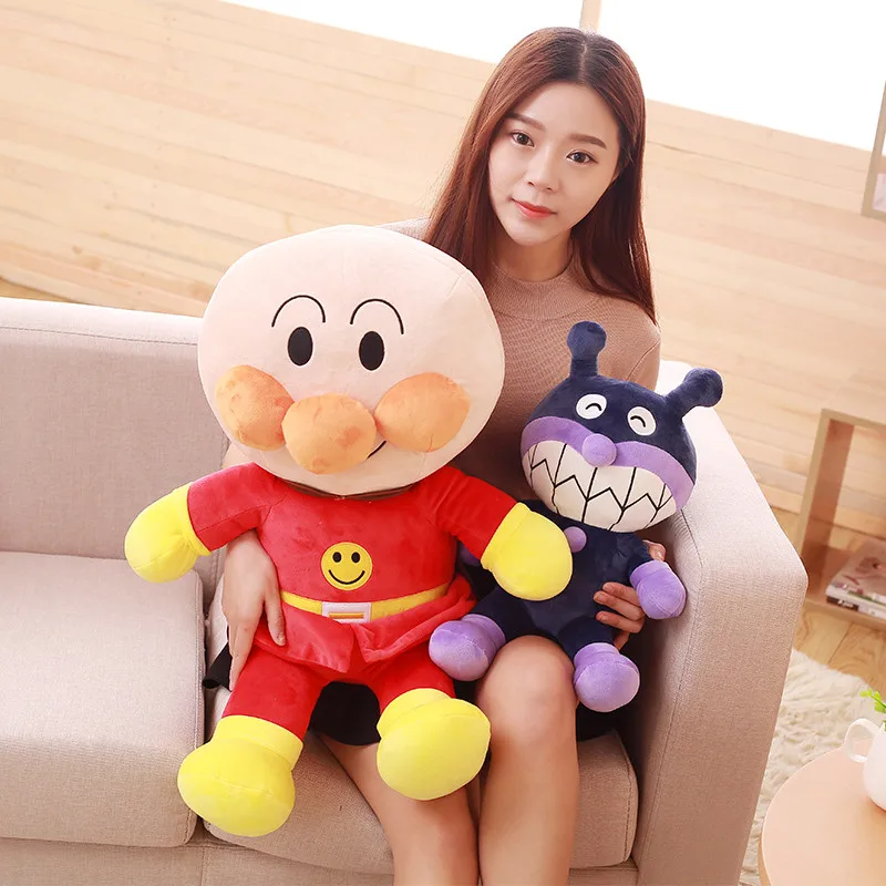 18cm36cm Japan anime plush doll bread superman plush toys children doll anpanman bacteria doll ragdoll birthday gift 2