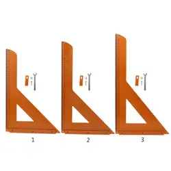 Треугольник линейка; Деревообработка 90 градусов точность миллиметр весы алюминий сплав квадратный плотник измерительный инструмент