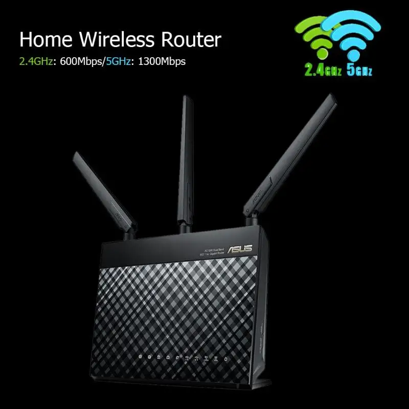 ASUS RT-AC68U 2,4/5G двухдиапазонный Wifi роутер 1900 Мбит/с Wi-Fi сетевой усилитель