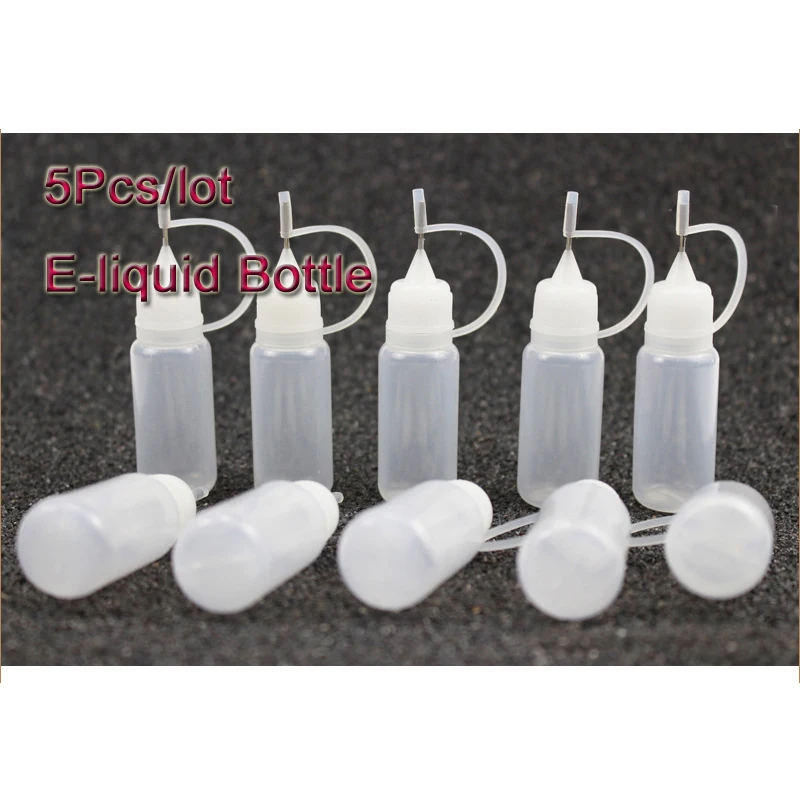 

Pilot VAPE 5Pcs 10ml plastic juice liquid bottle Electronic cigarette dropper bottle oil empty liquid bottle for smoking hookah