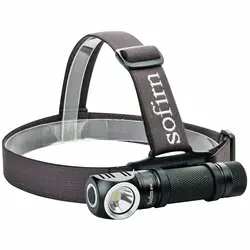 Sofirn SP40 светодиодный налобный фонарь Cree XPL 1200lm 18650 Перезаряжаемые USB фар 18350 фонарик 4 режима Мощность индикатор