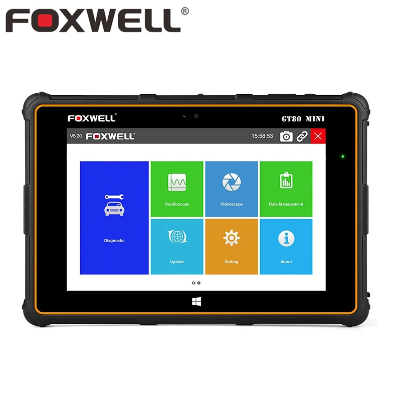 

FOXWELL GT80 Mini Full System OBD OBD2 Car Diagnostic Tool Injector Coding DPF Airbag SRS ABS TPMS Reset Auto Automotive Scanner
