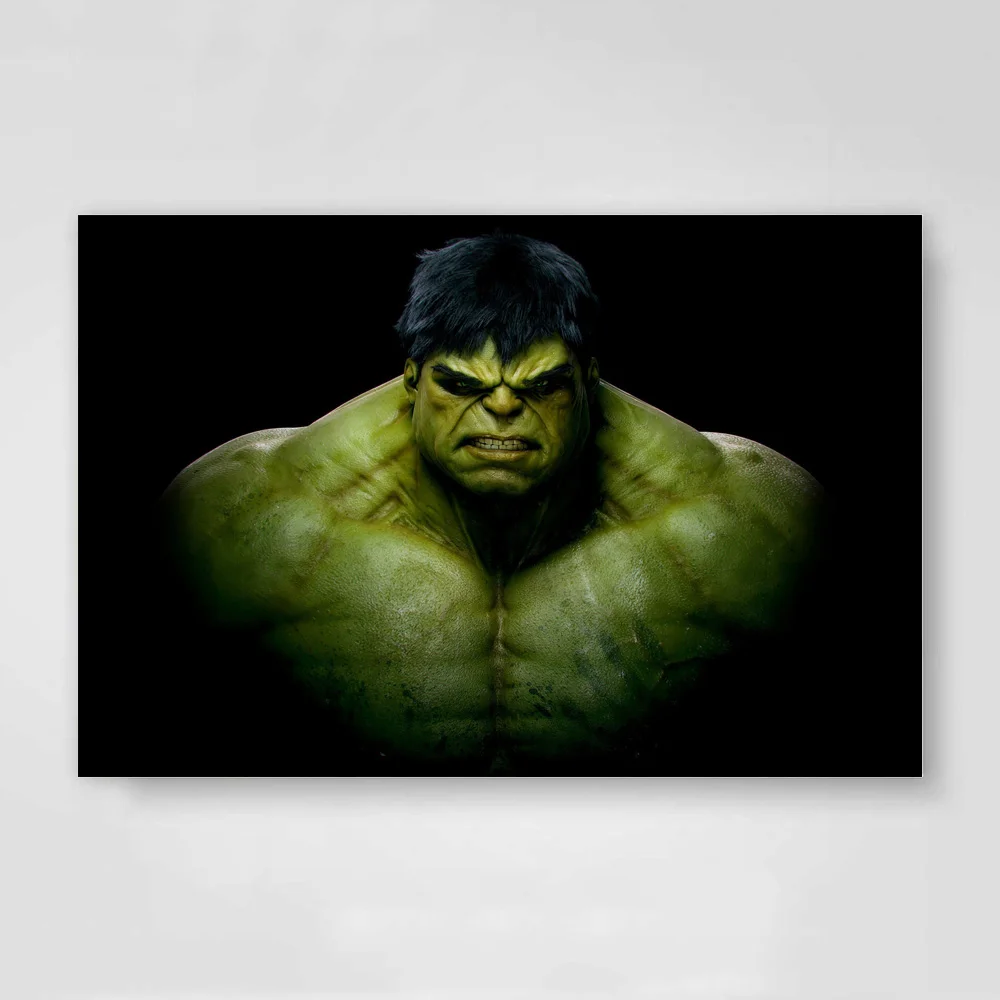 

The Incredible Hulk Superhero Wall Art Posters Canvas Cloth Prints Framed Painting for Room Decor
