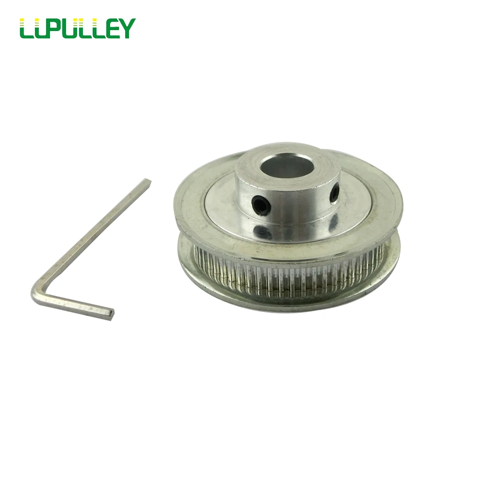 MXL 60 Teeth Aluminum Timing Pulley 6mm Timing Belt Pulley Synchronized Wheel for 6mm Belt