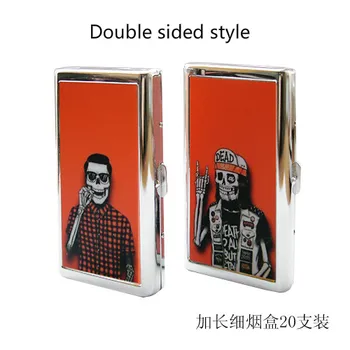 

Personalized Sticker Cigarette Box Creative Slim Send Men's Cigarettes Gift Box