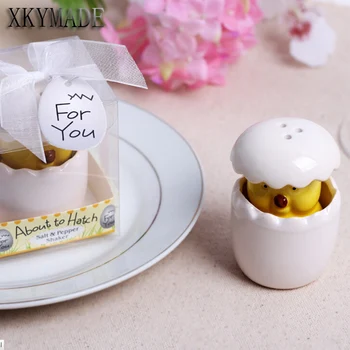 

" About to Hatch" Chicken Salt and Pepper Shakers Baby Shower Favors 100 Sets