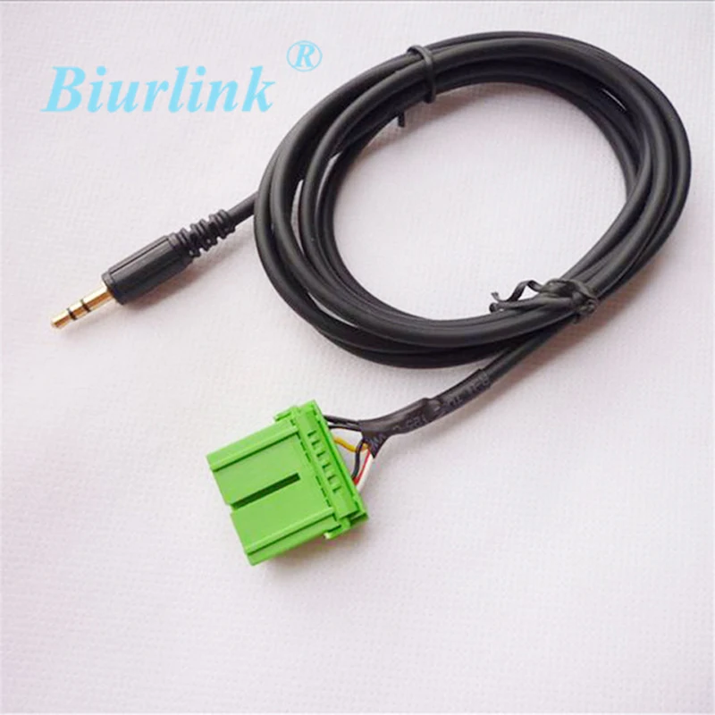 Зеленый разъем Biurlink 14 контактный стерео 3 5 мм аудио Aux in MP3 кабель провод для Honda