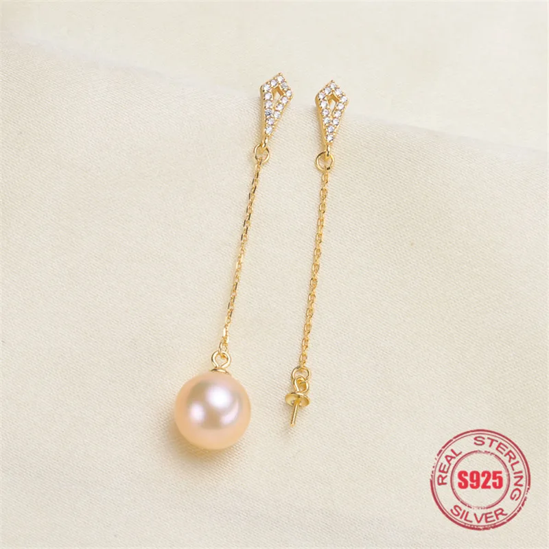 

Genuine S925 Sterling Silver Stud Earrings Dangle Earrings Hoop Earrings Blank Base Supplies for DIY Accessories Jewelry Making