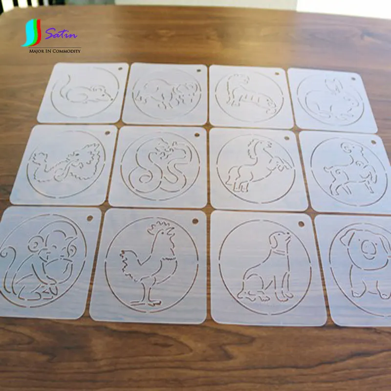 

Thorn Embroidery Template Tool Cloth Patchwork Pressure Line Traditional 12 Zodiac Quilting Drawing Tracing Board S067M