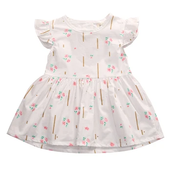 

Newborn Toddler Baby Girl Dress Princess Party Casual Sleeveless Cotton Dresses