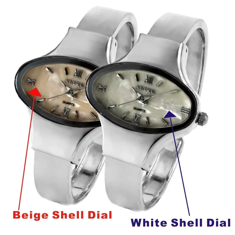 Женский Блестящий серебряный чехол от Алексиса Elliptic PNP модель FW573B|watch watch|watches watch