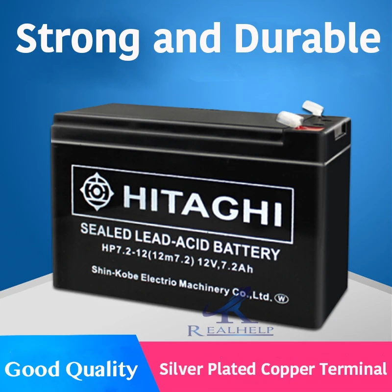 Batería sellada de ácido plomo de 12V y 7.2Ah para Control de acceso UPS con alarma, batería de reserva para en fuente de alimentación|battery powered hand fans|batteries motorbatteries