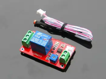 

Free shipping Phtoresistor relay control module photoswitchable light sensor module 5v 12v