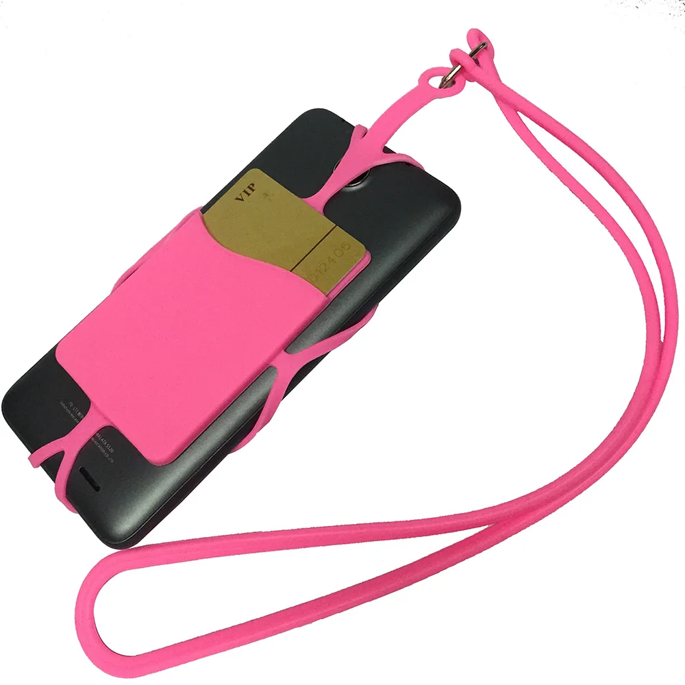 

Jiayu G3 G3S G4 G4S Case Soft Silicone Rubber Neck Strap Phone Case For Jiayu S3 Card Holder Pouch