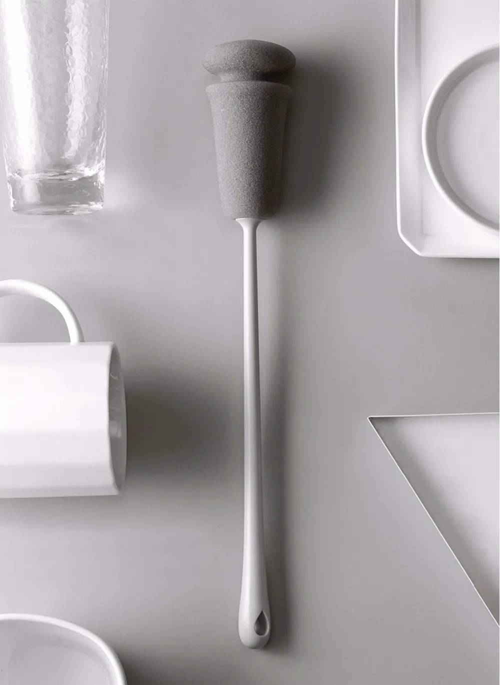 Xiaomi тюльпан губка чашка щетка с длинной ручкой кухонная чашка инструмент для очистки xiaomi умная Чистящая Щетка для дома
