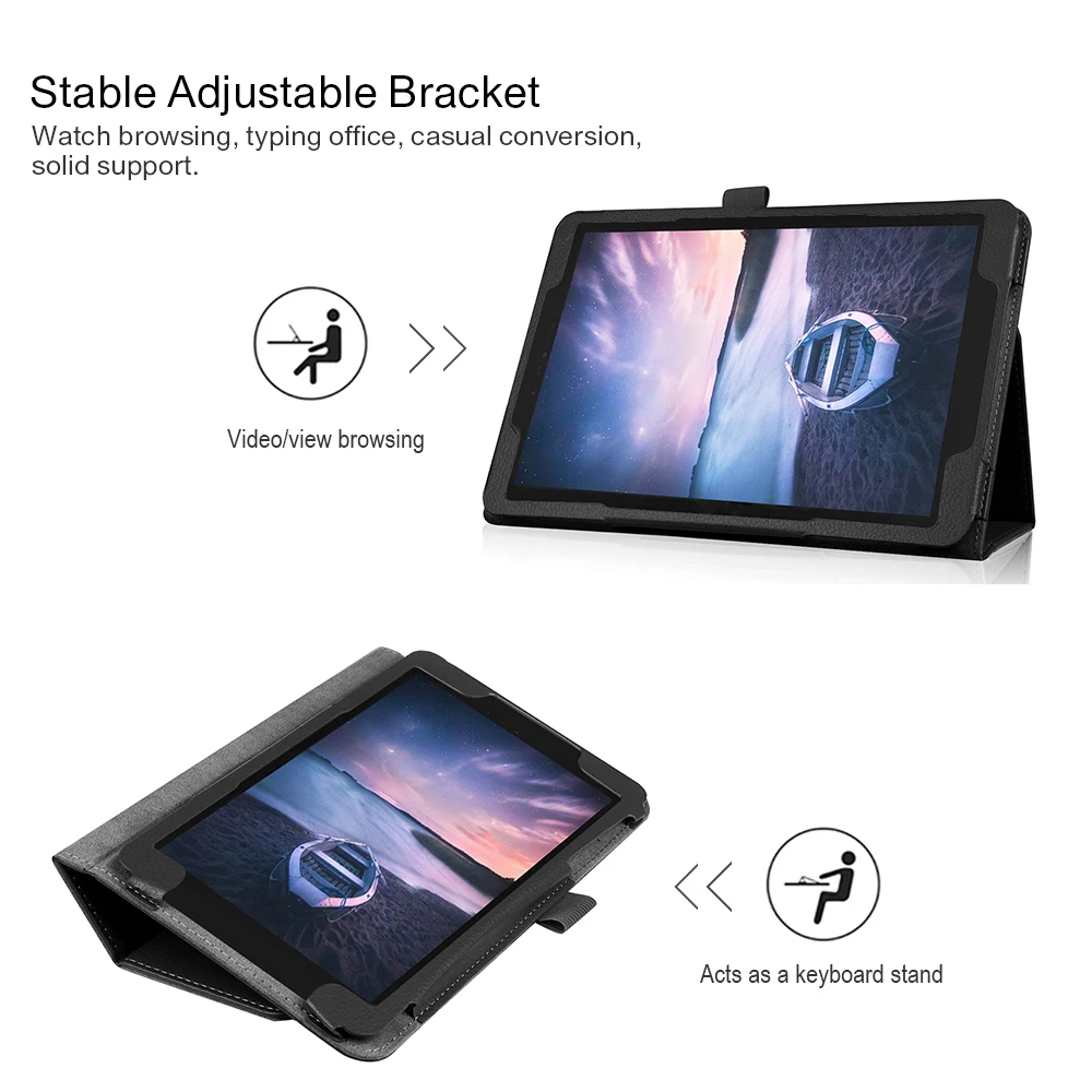 Чехол для Samsung Galaxy Tab A 10 1 дюйма 2019 Обложка SM T515 тонкий магнитный 2 сложенных|Чехлы