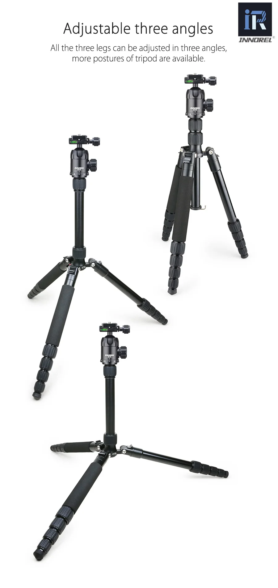 RT50 Профессиональный фотографический дорожный Компактный алюминиевый штатив монопод с панорамной шаровой головкой для DSLR камеры лучше, чем Q666