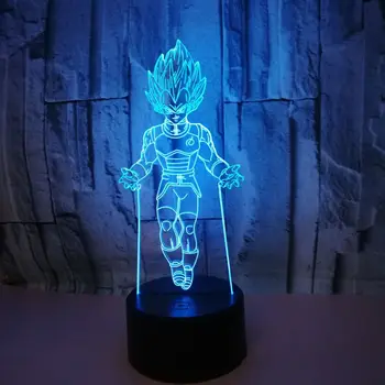 

Seven Dragon Ball Colorful 3d Lamp Led Usb Colorful 7 color change 3D Led Night Light Luminaria De Mesa Kids Lamp