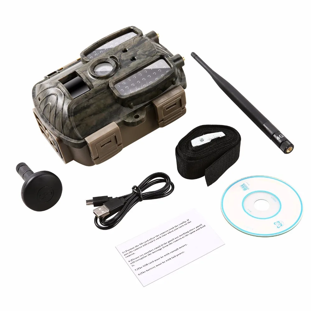 GPS 4G Hunting Camera MMS Wildlife Home Surveillance Night Vision Game Wildcamera Trail WildKamera Digital Foto Chasse Hunter (2)