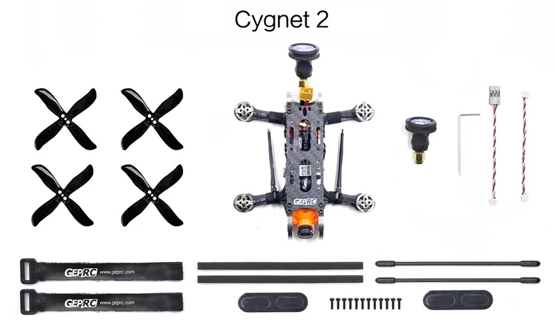 Geprc GEP-CX Cygnet 115 мм 2 дюйма RC FPV гоночный Дрон стабильный F4 0A 48CH RunCam Сплит Мини 1080P HD BNF/PNP скидка 5