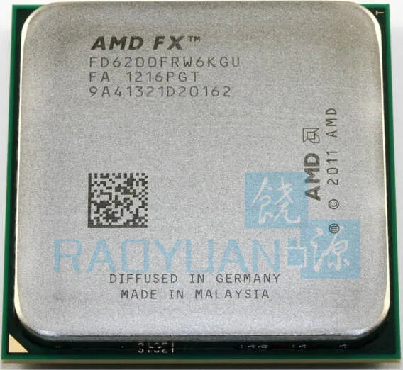 AMD FX-سلسلة FX-6200 FX 6200 FX6200 3.8 GHz ستة النواة معالج وحدة المعالجة المركزية FD6200FRW6KGU المقبس AM3 +